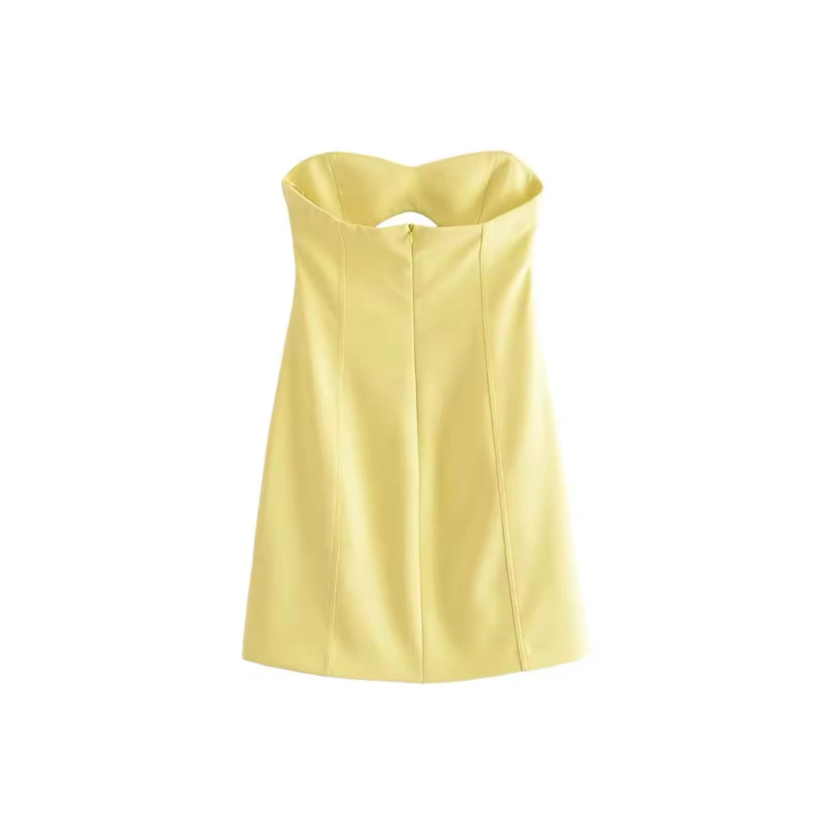 “Golden Hour” strapless dress