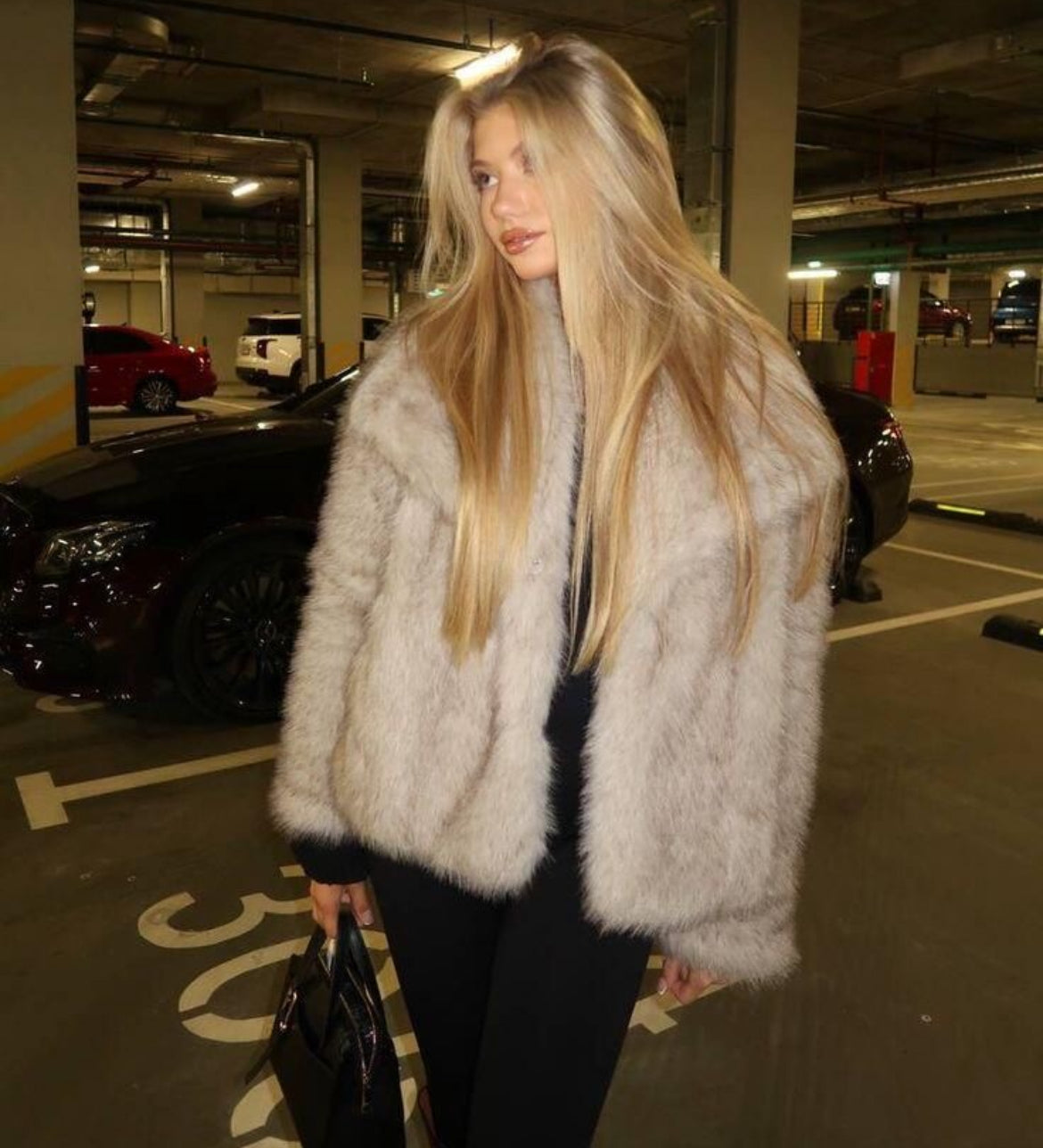 “New York” champagne coat